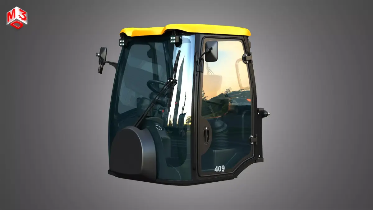 409 AGRI Wheel Loader Cabin  3D model