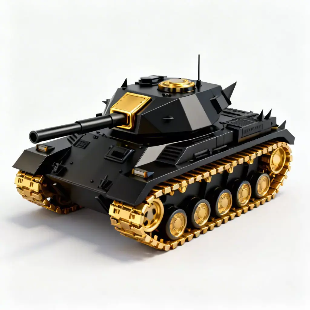 The Midnight Monarch Heavy Stealth Tank 3D Model Low-poly 3D model