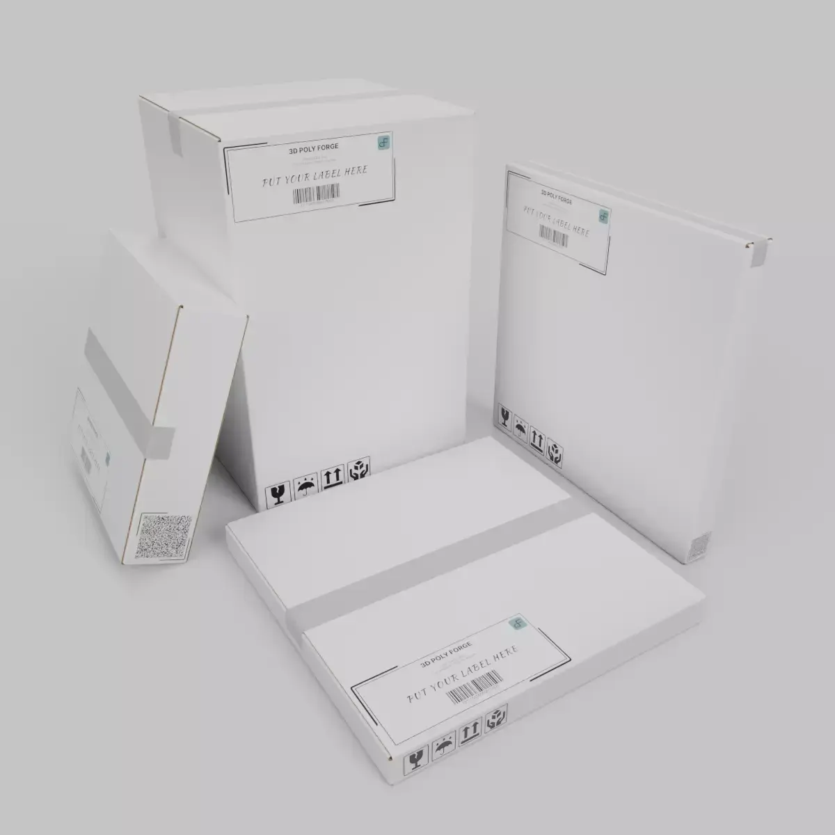 White Cardboard Box Luxury Packaging - Rigged and Customizable purchase