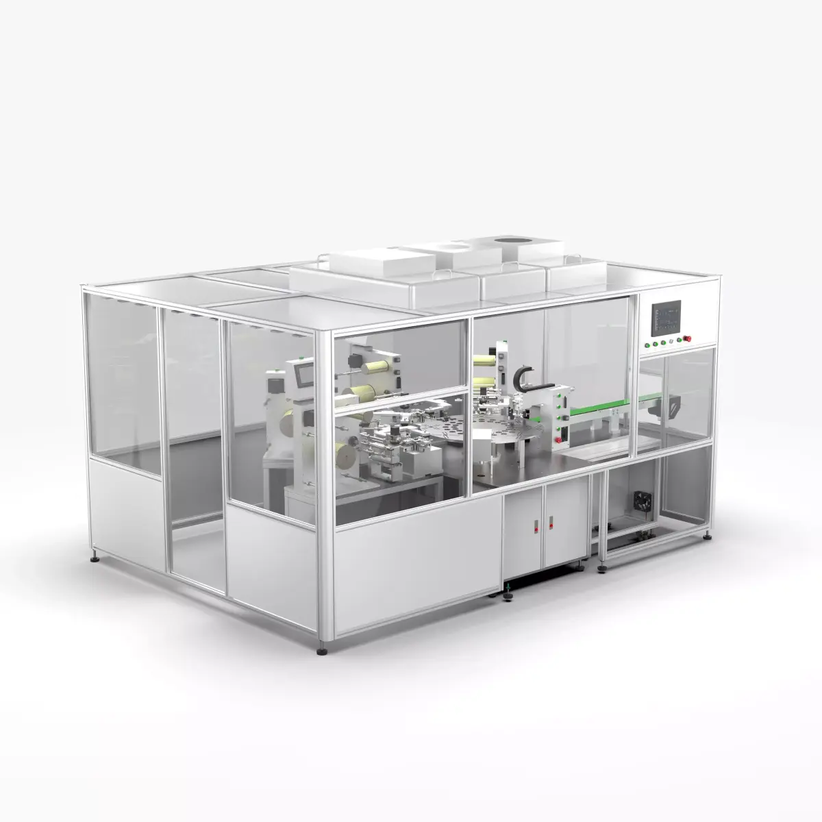 Multi-station Automatic Labeling Machine 3D model