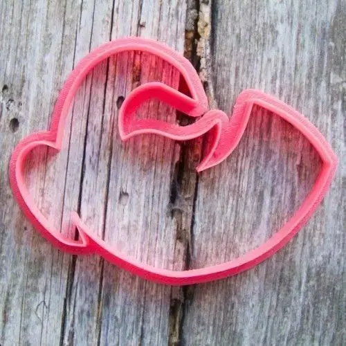Northern bird of happiness cookie cutter for professional Free 3D print model