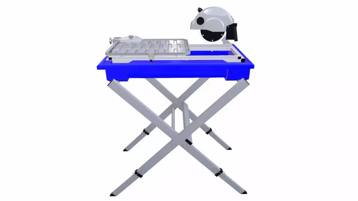 RIDGID Wet Tile Saw Machine Low-poly 3D model