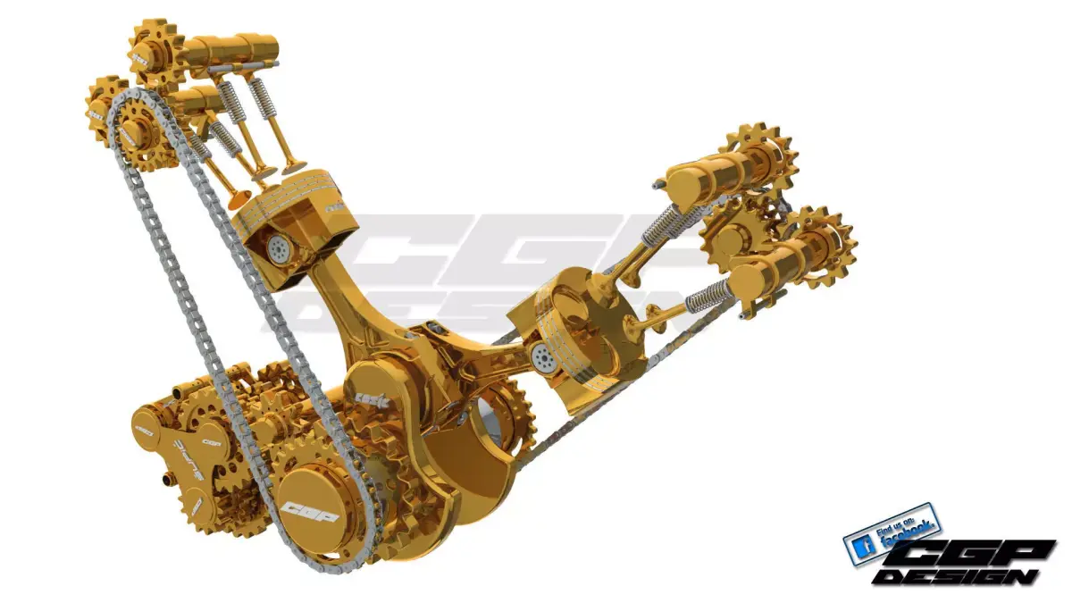 PINKI engine heartdesigned by cosic 3D model