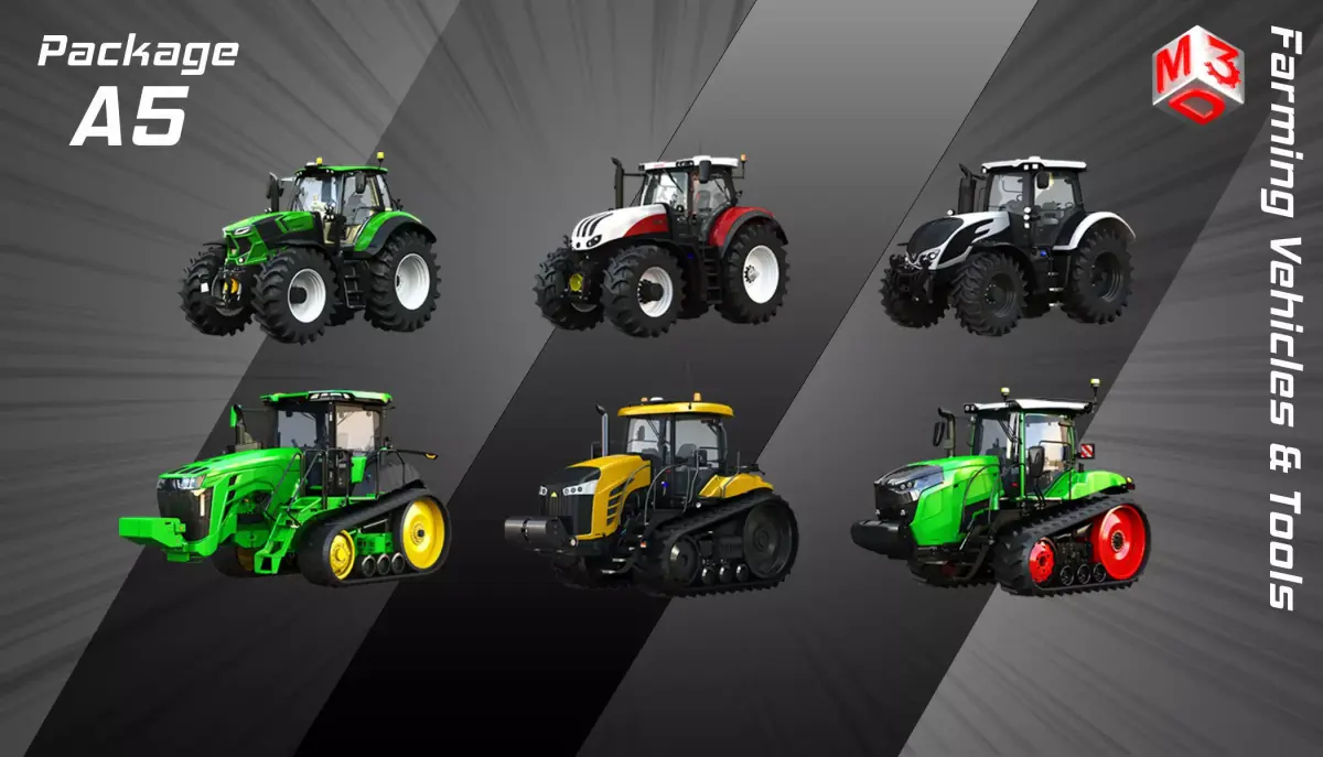 Farming Vehicles and Tools - Package5 - Tractors purchase