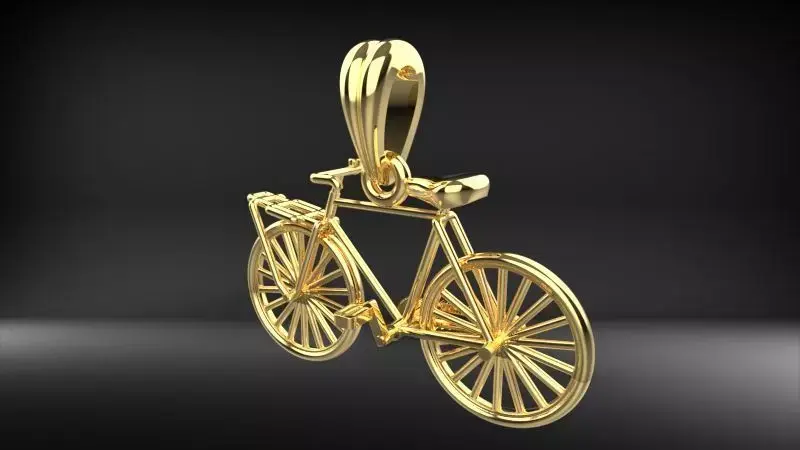 Solid Cycling Bicycle Bike Sport Pendant Jewelry 3D print model buy