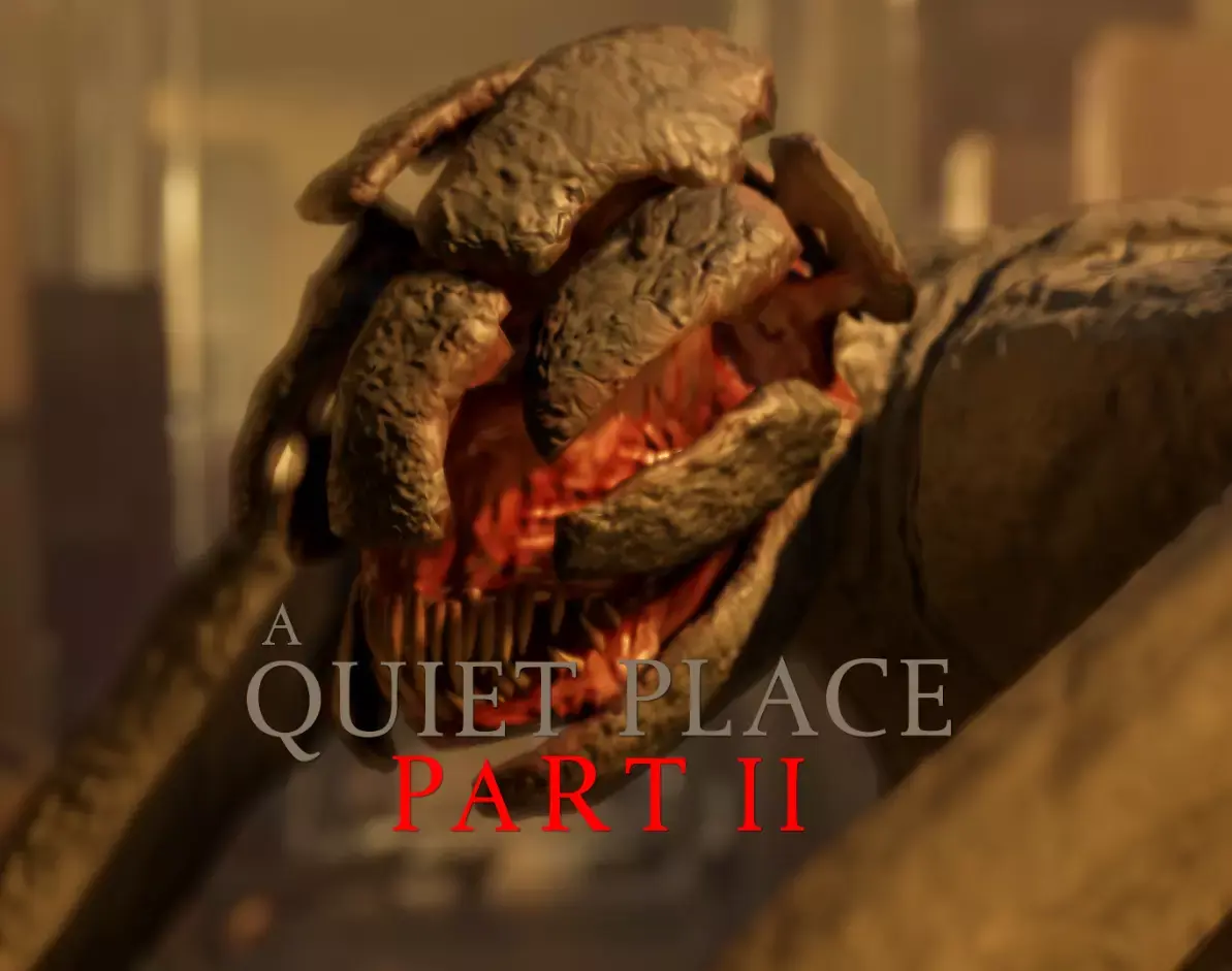 A Quiet Place  2 - Alien Low-poly 3D model