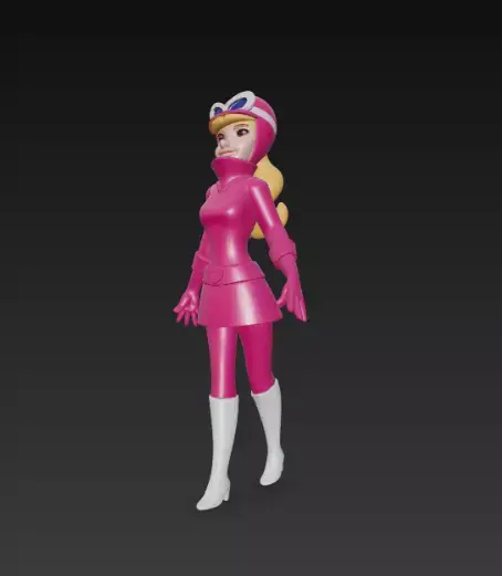 Wacky Races - Penelope Pitstop 3D print model purchase