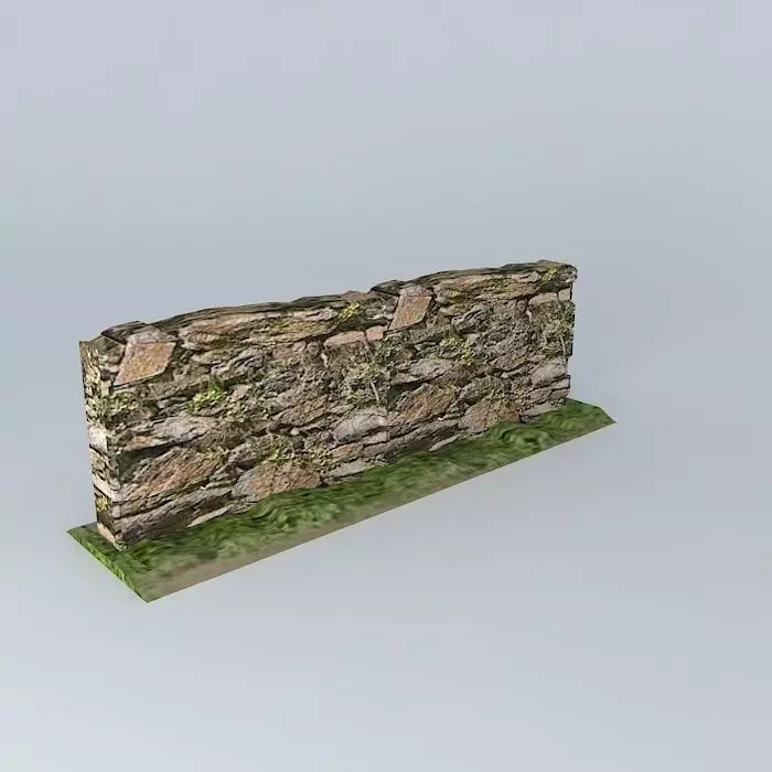 Eco Rail 3D WallOld Steam Days Free 3D model