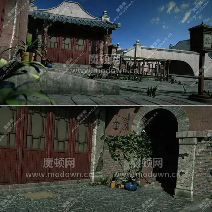 Chinese buliding Free 3D model