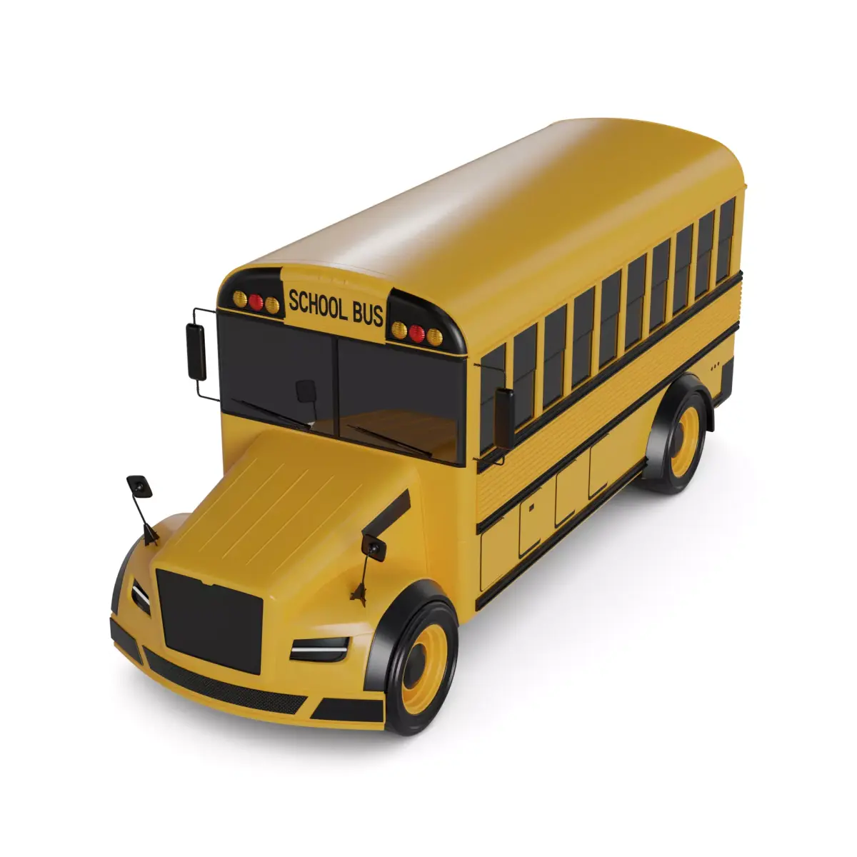 School Bus 3D model 7