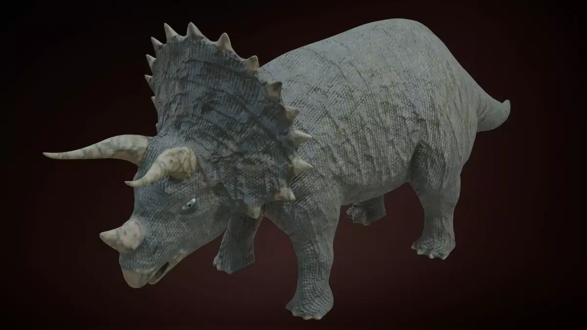 Triceratops Dinosaur Low-poly 3D model get