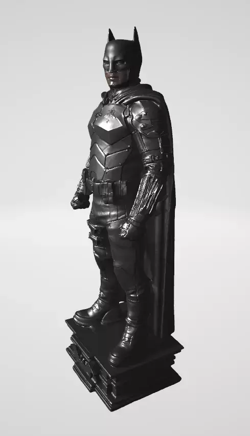 Batman concept Statue Low-poly 3D model
