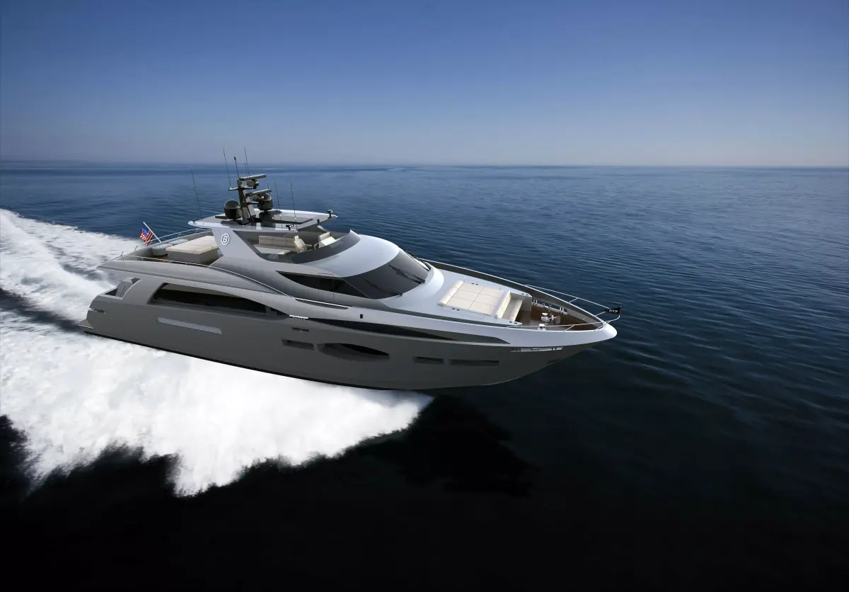 80 Foot Pilothouse Motor Yacht 3D model