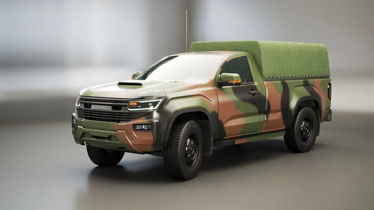 Generic Military Tactical Pickup 3D model