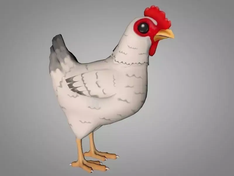 Chicken Low-poly 3D model buy