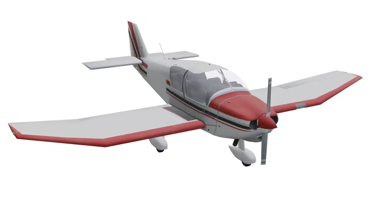 Robin DR-221 Dauphin Low-poly 3D model