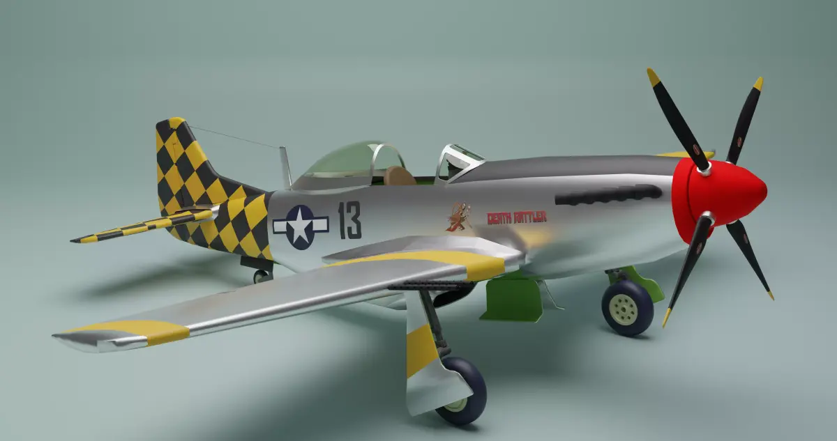 North American P-51 Mustang 3D model order