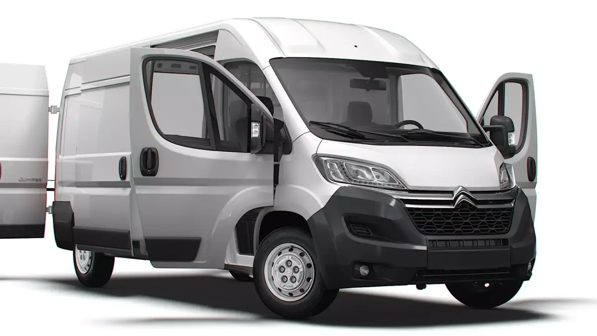 Citroen Jumper Van L3H2 HQ Interior 2023 3D model
