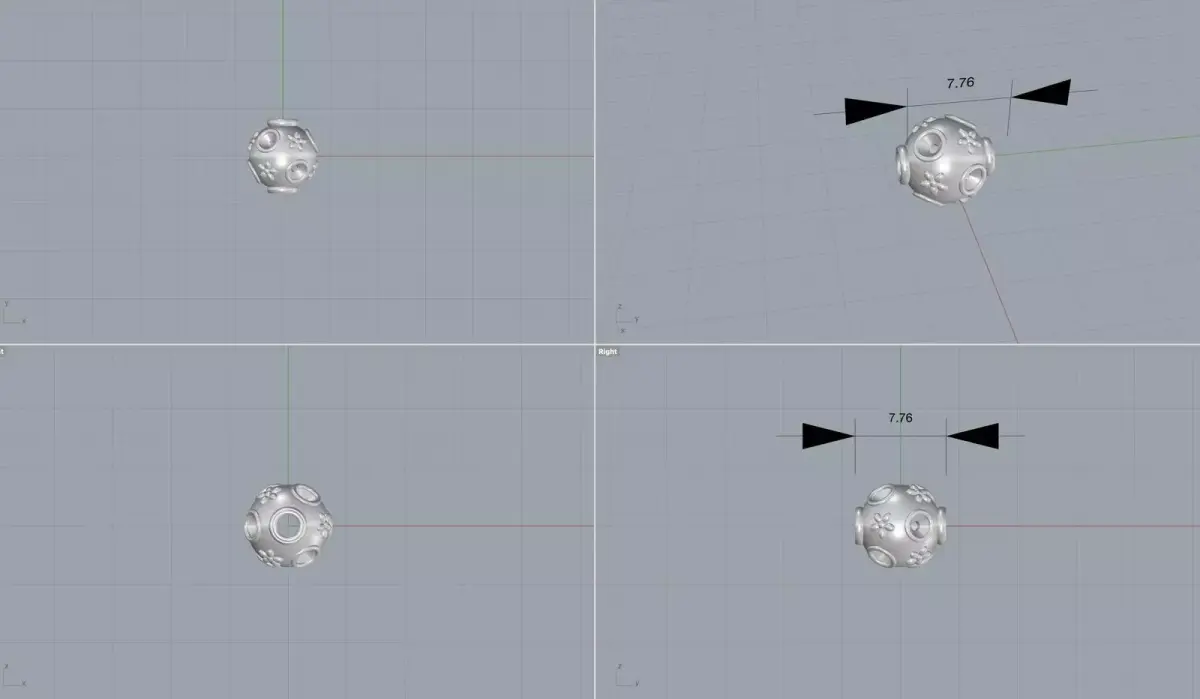 Center Round Piece 3D model