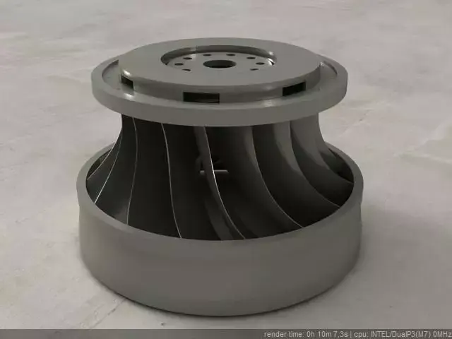 Francis Turbine Runner Free 3D model