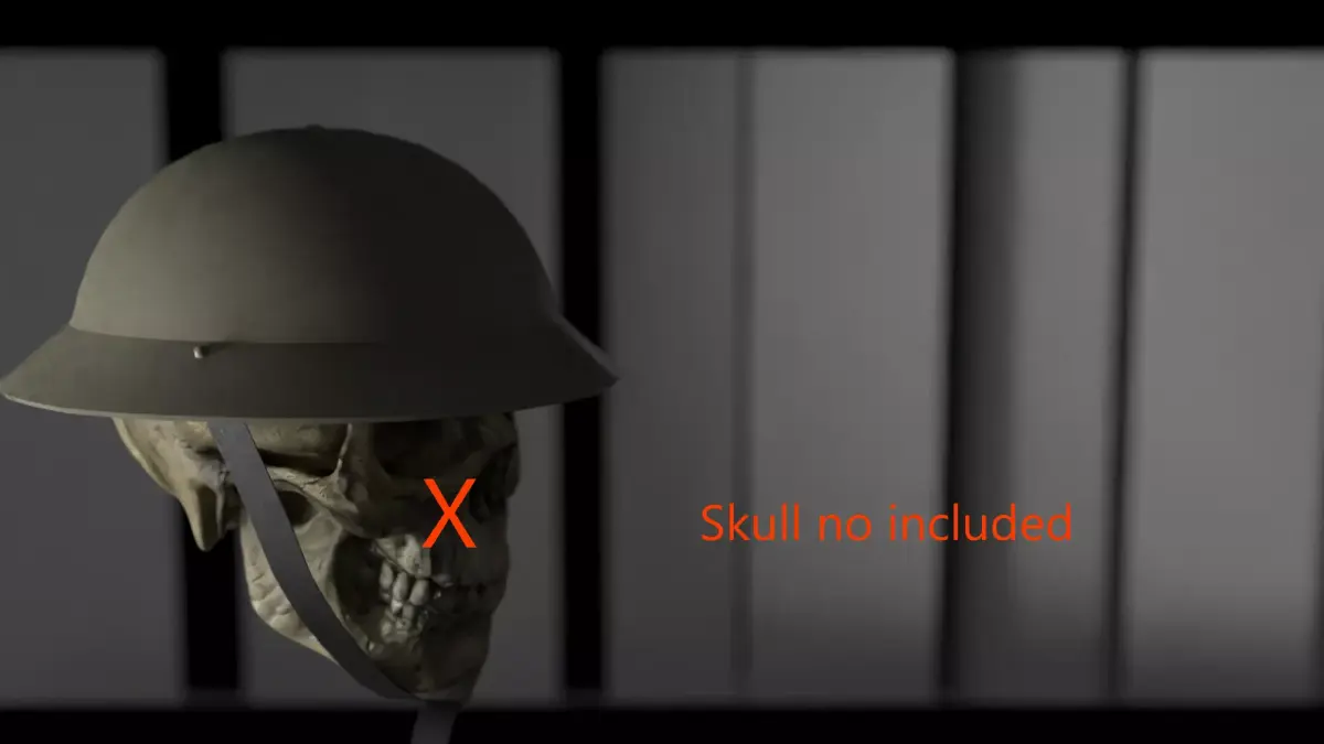 British helmet MKII MK2 ww2 Low-poly 3D model