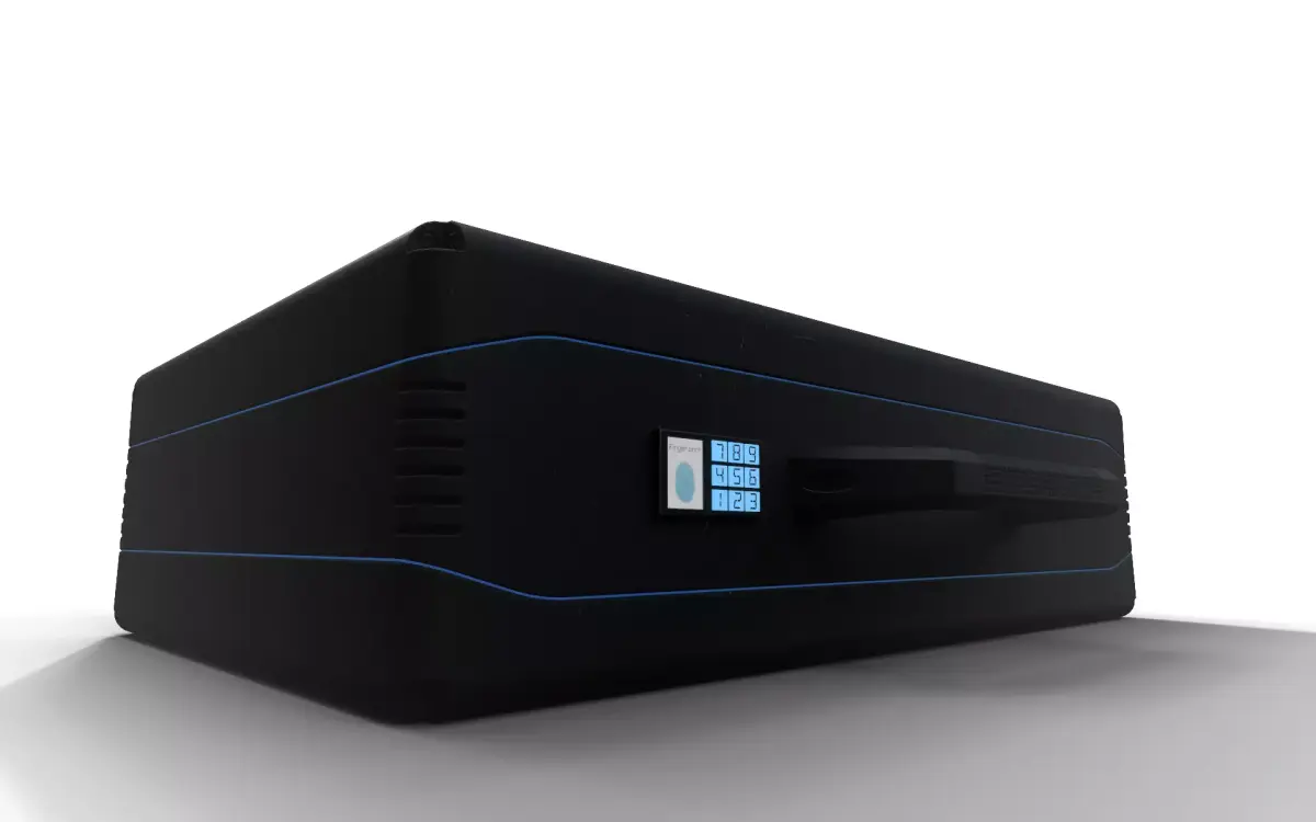 Futuristic Briefcase Free low-poly 3D model