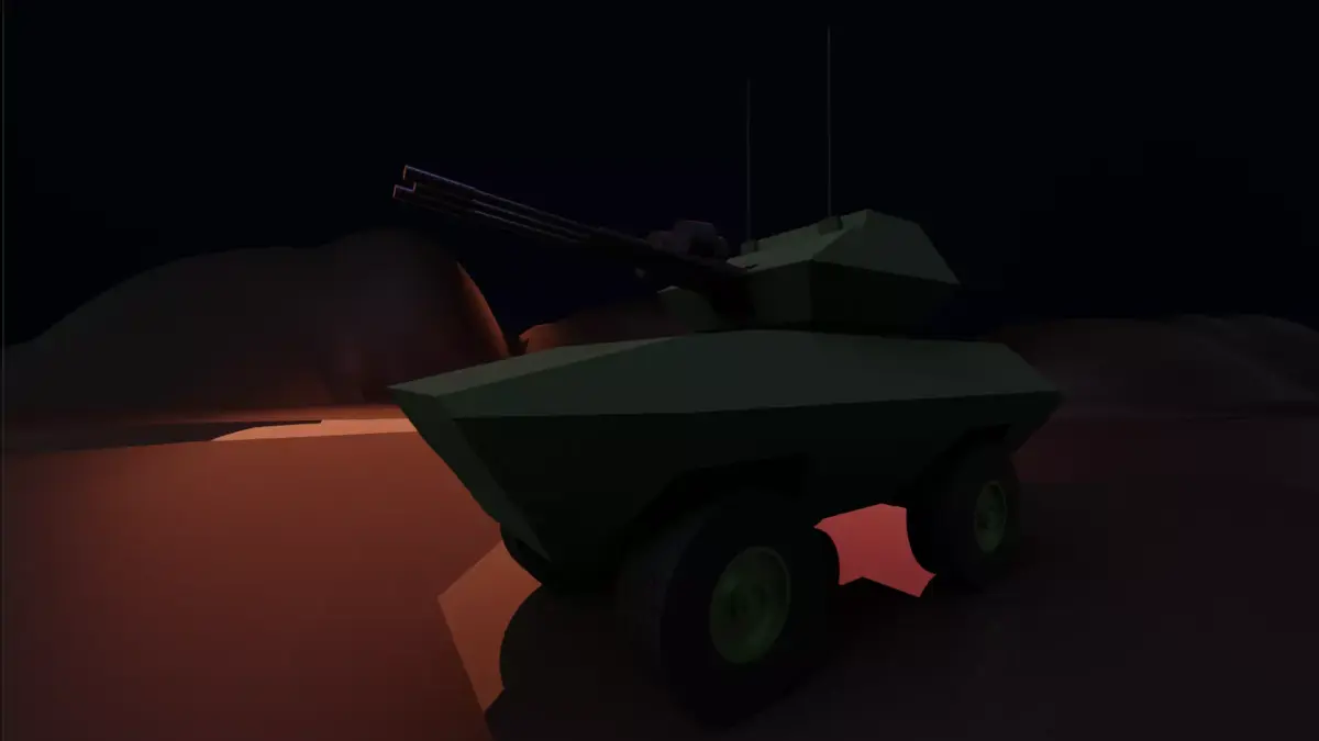 BOV-3 armoured vehicle 3D model