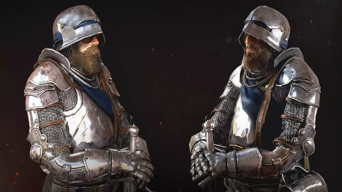 Knight  Character Male Low-poly 3D model