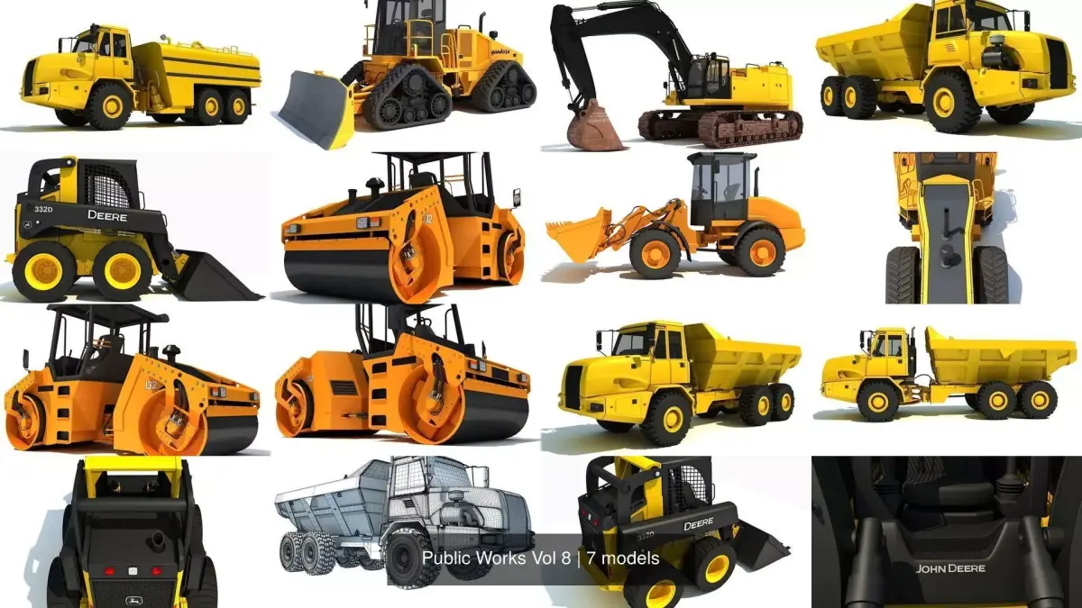 Public Works Vol 8 3D Model Pack