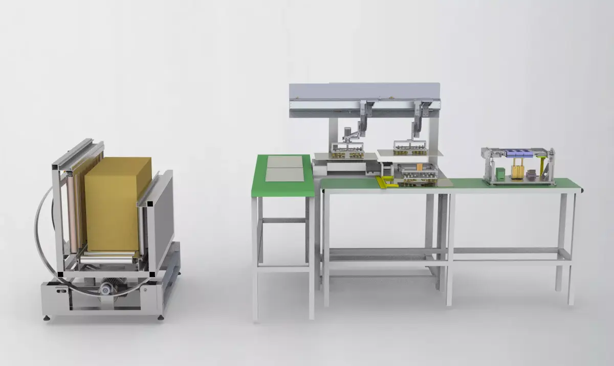 Turnover mechanism Assembly 3D model