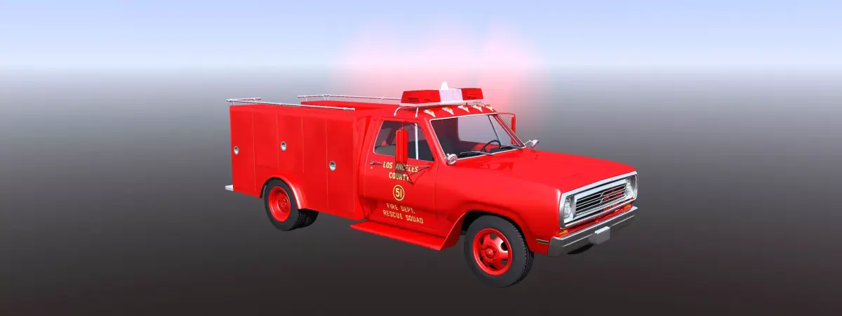 Emergency Truck 3D model