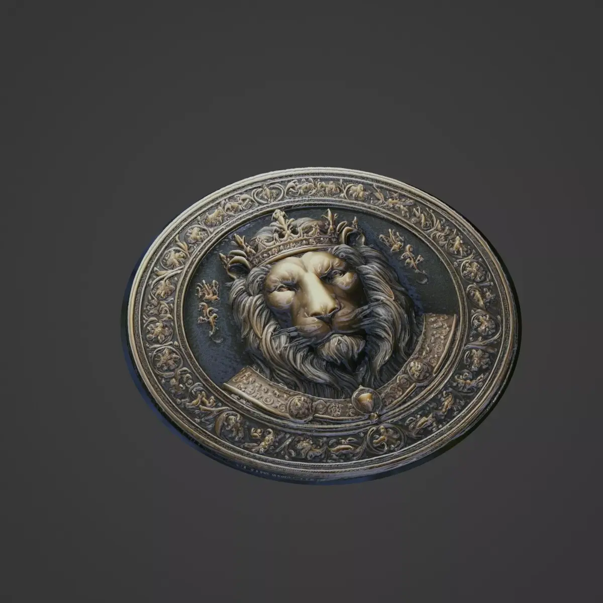 Richard the Lionheart Medallion 3D print model buy