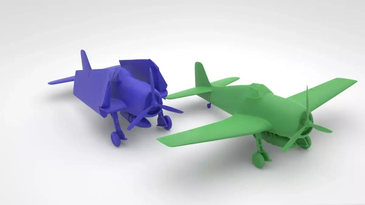 Grumman F6F Hellcat - 3d print 3D print model