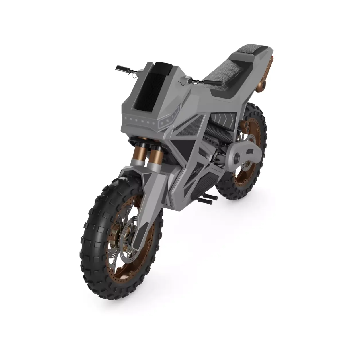 Enduro Motorcycle 3D model shop