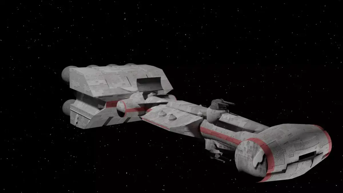 Correlian corvette Free 3D model