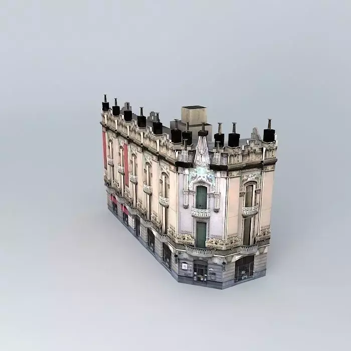 Headquarters lego building 3D model
