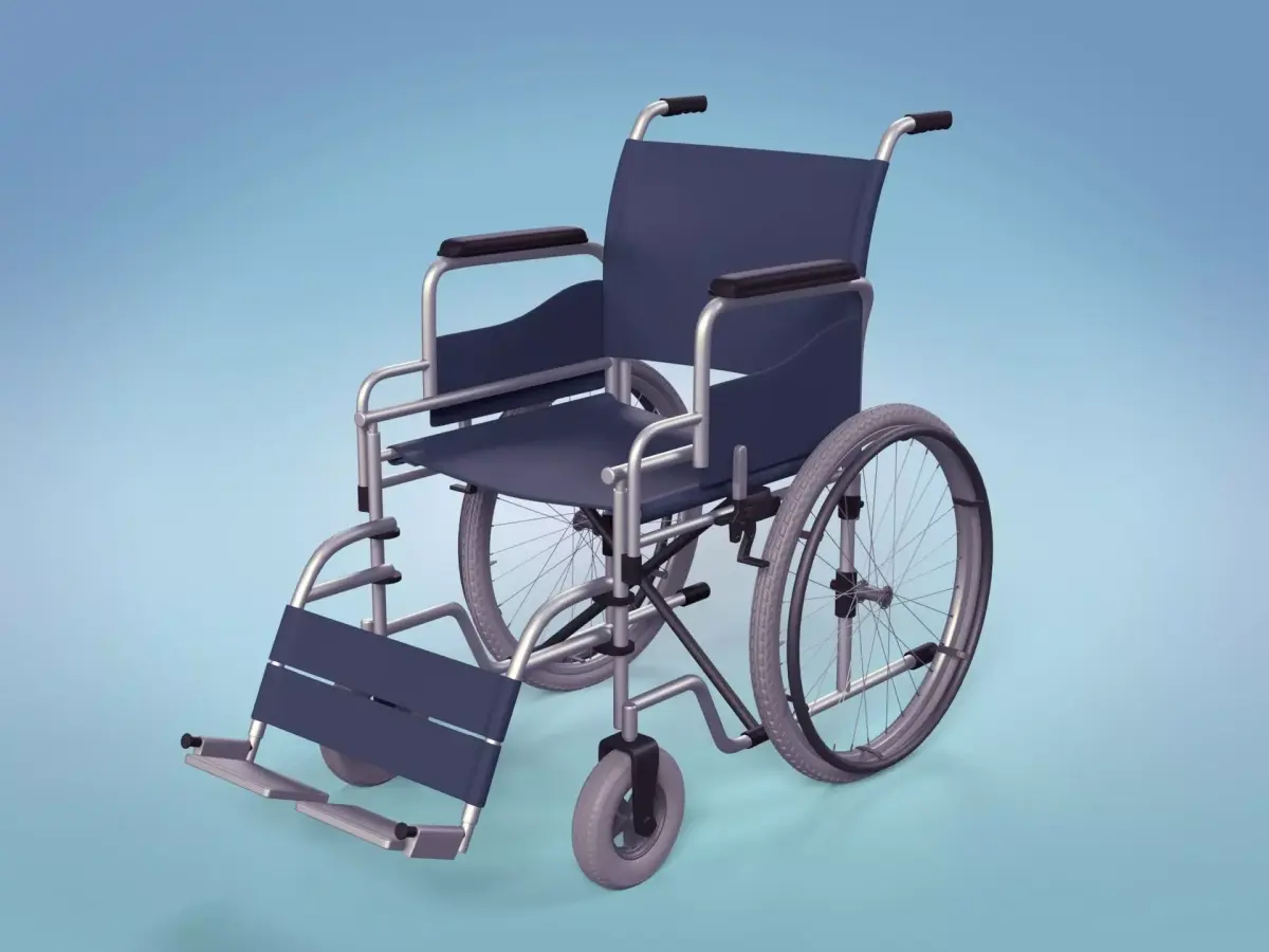 Classic Wheelchair - Wheel Chair 3D model
