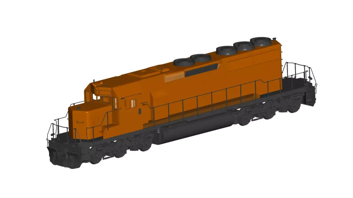 locomotive  3D model get