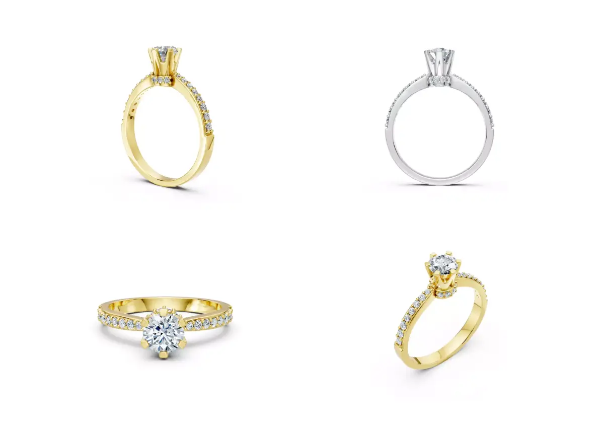 25 Engagements Rings CAD files 3dm Printable Jewelry  part 1 3D print model