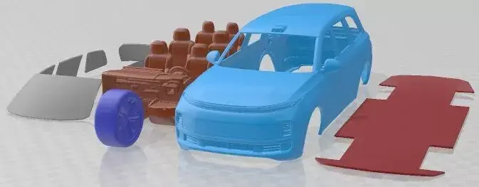 Lixiang L9 2024 Printable Car  3D print model