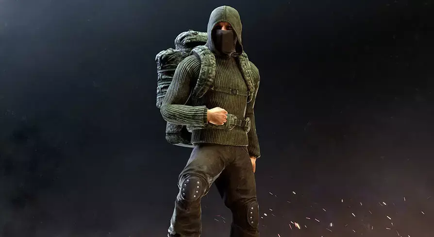 Survivalist Jack Low-poly 3D model