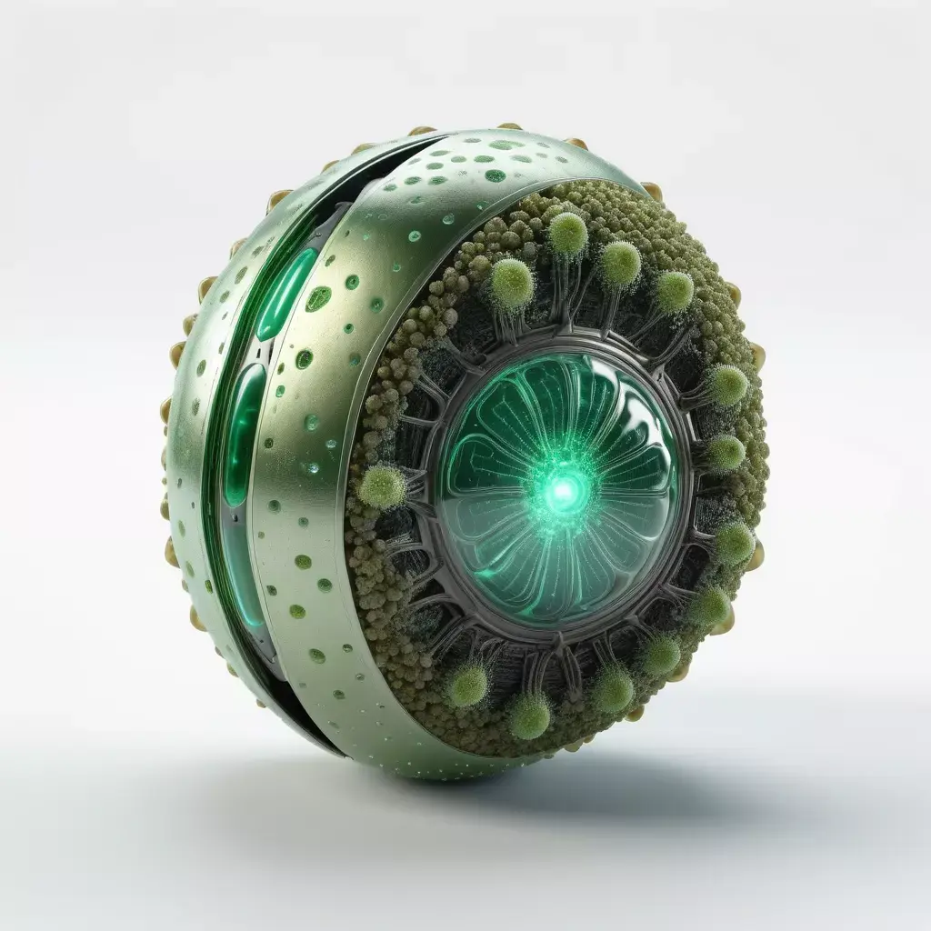 SciFi BioMechanical Core Orb 3D model