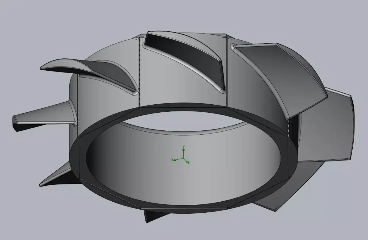 3D-Printable High Speed Ducted Fan Drone Rotor 3D print model