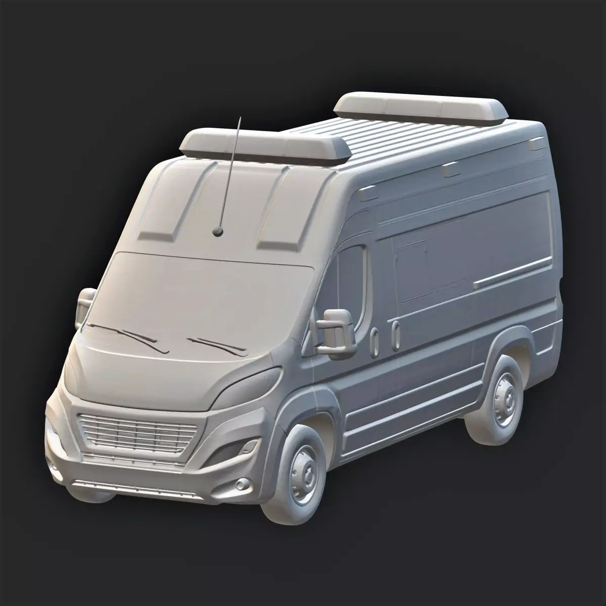 ambulance vehicle 2 3D print model