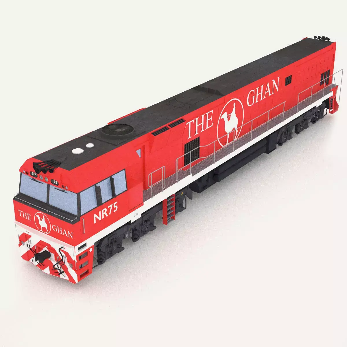 The Ghan gran train 3D model