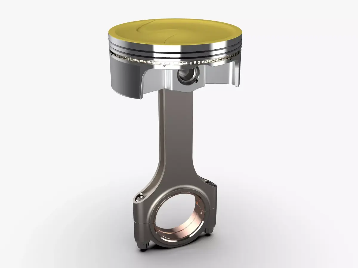 Piston and Connecting Rod 3D model