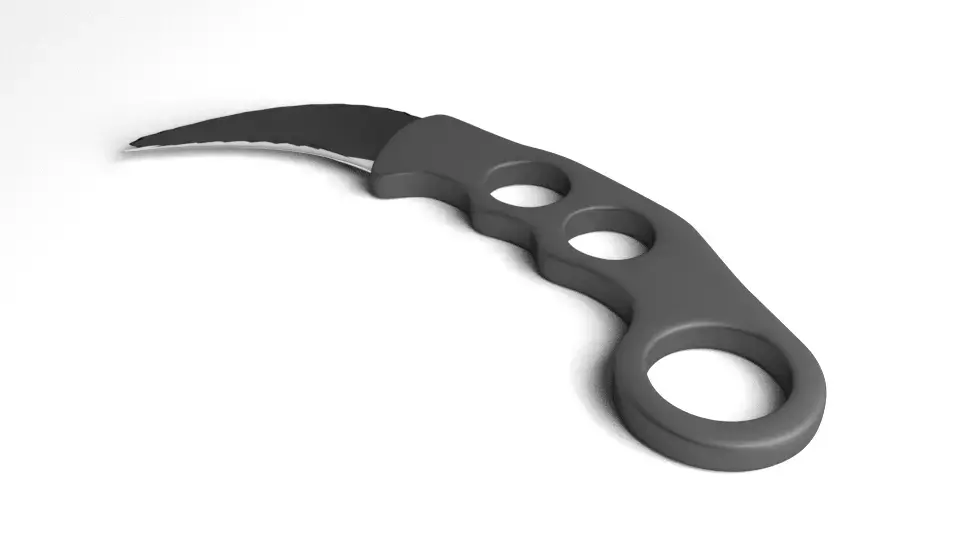 Karambit Knife 2 3D model