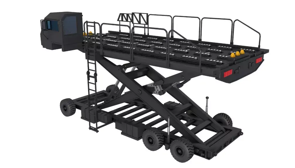 Defense Aircraft Loader 3D model