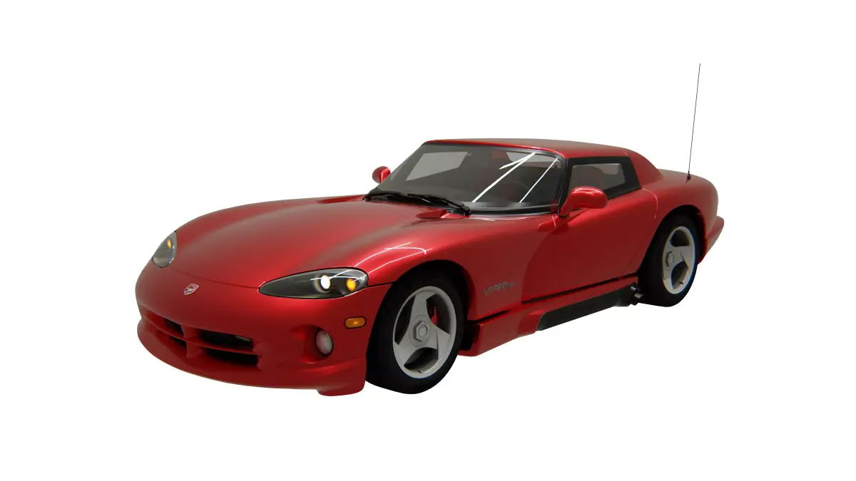 Dodge Viper SR1 1995 Low-poly 3D model