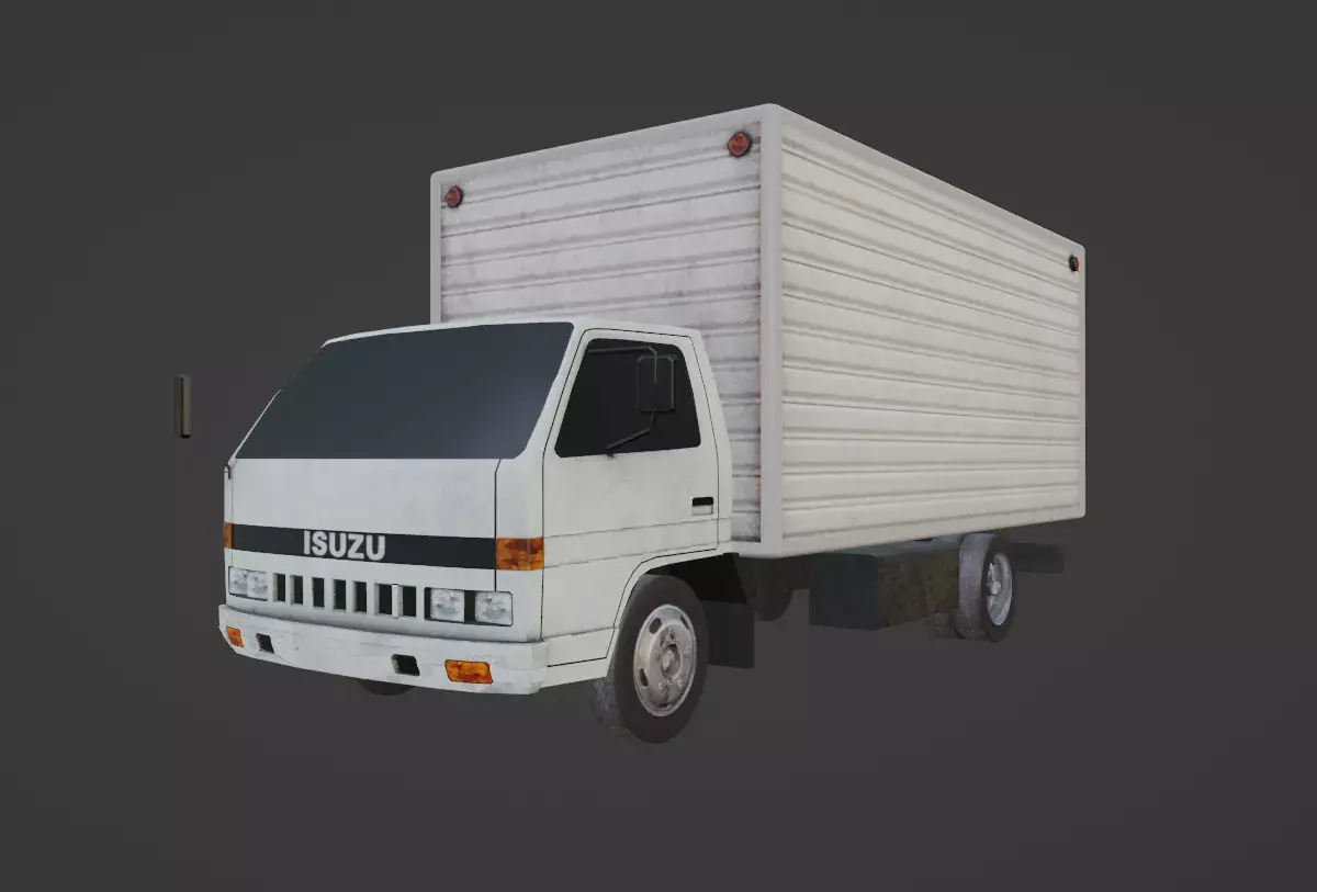 Isuzu ELF Low-poly 3D model